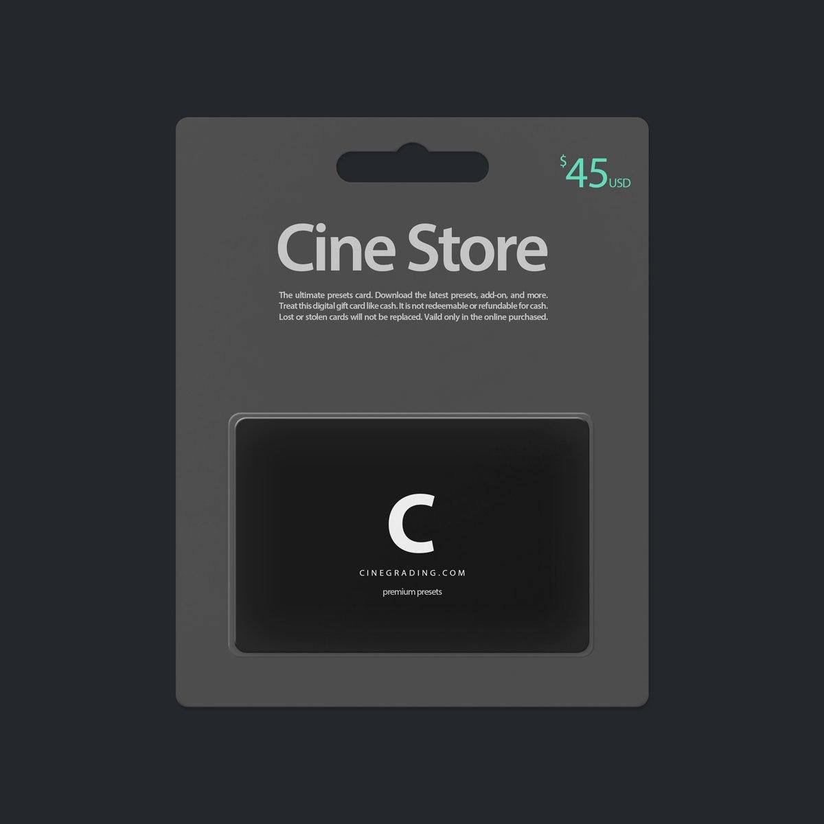 Cinegrading Gift Card, cinegrading.